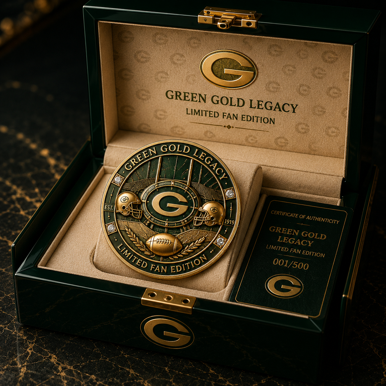 Green Gold Legacy Collector Coin GGLC07